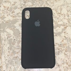 iPhone XR black Apple Silicone Case